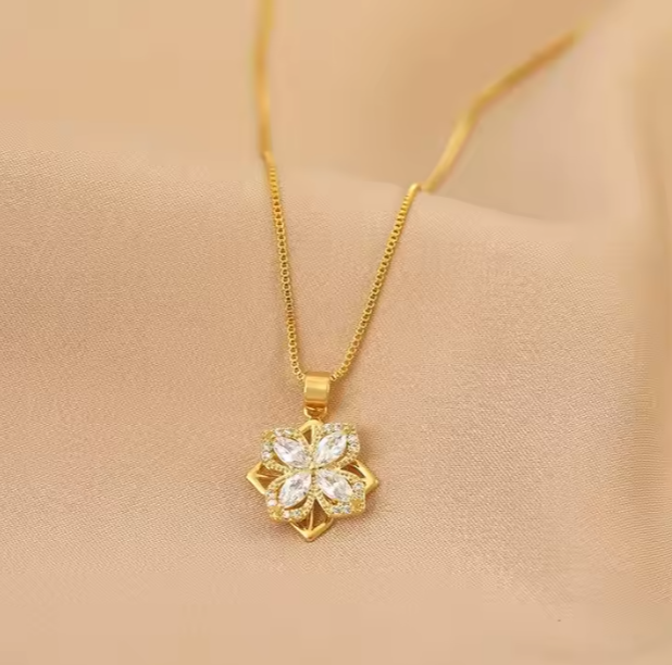 Rotating necklace القلادة الدورانية