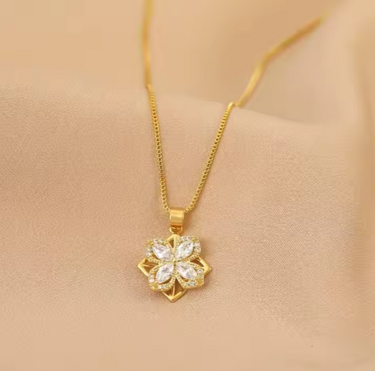 Rotating necklace القلادة الدورانية